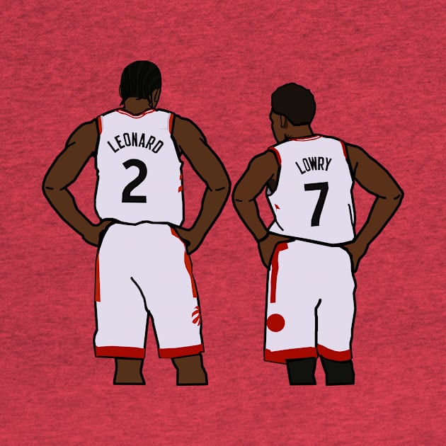 Kawhi Leonard and Kyle Lowry - NBA Toronto Raptors by xavierjfong